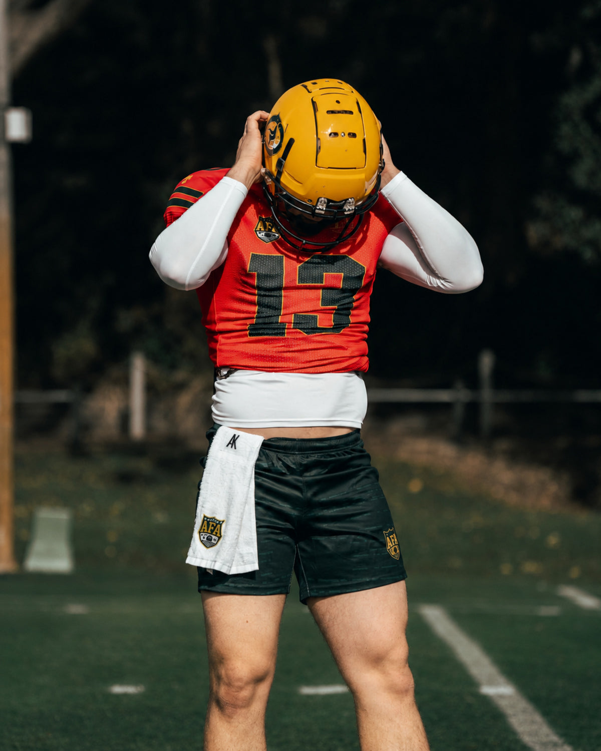 Streamer Specialist custom football towel