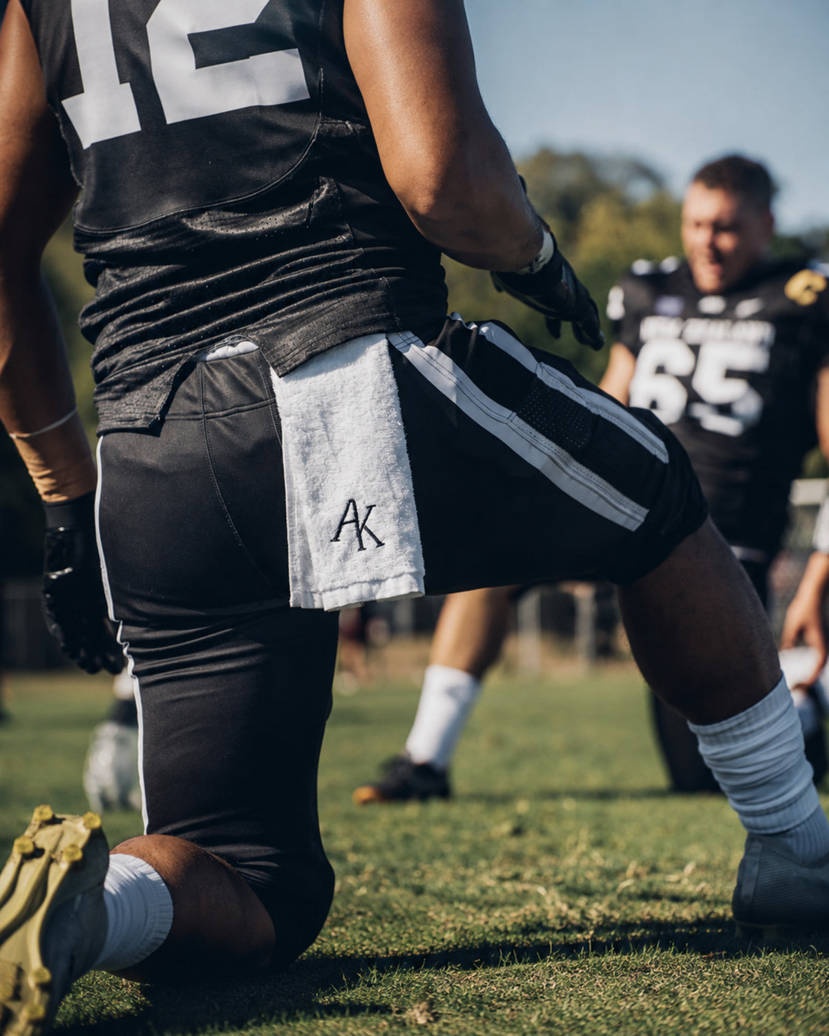 Streamer Specialist custom football towel