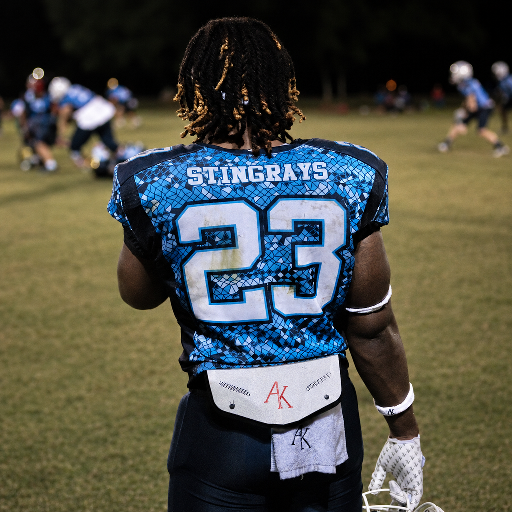 AK Speed Football Backplate – White