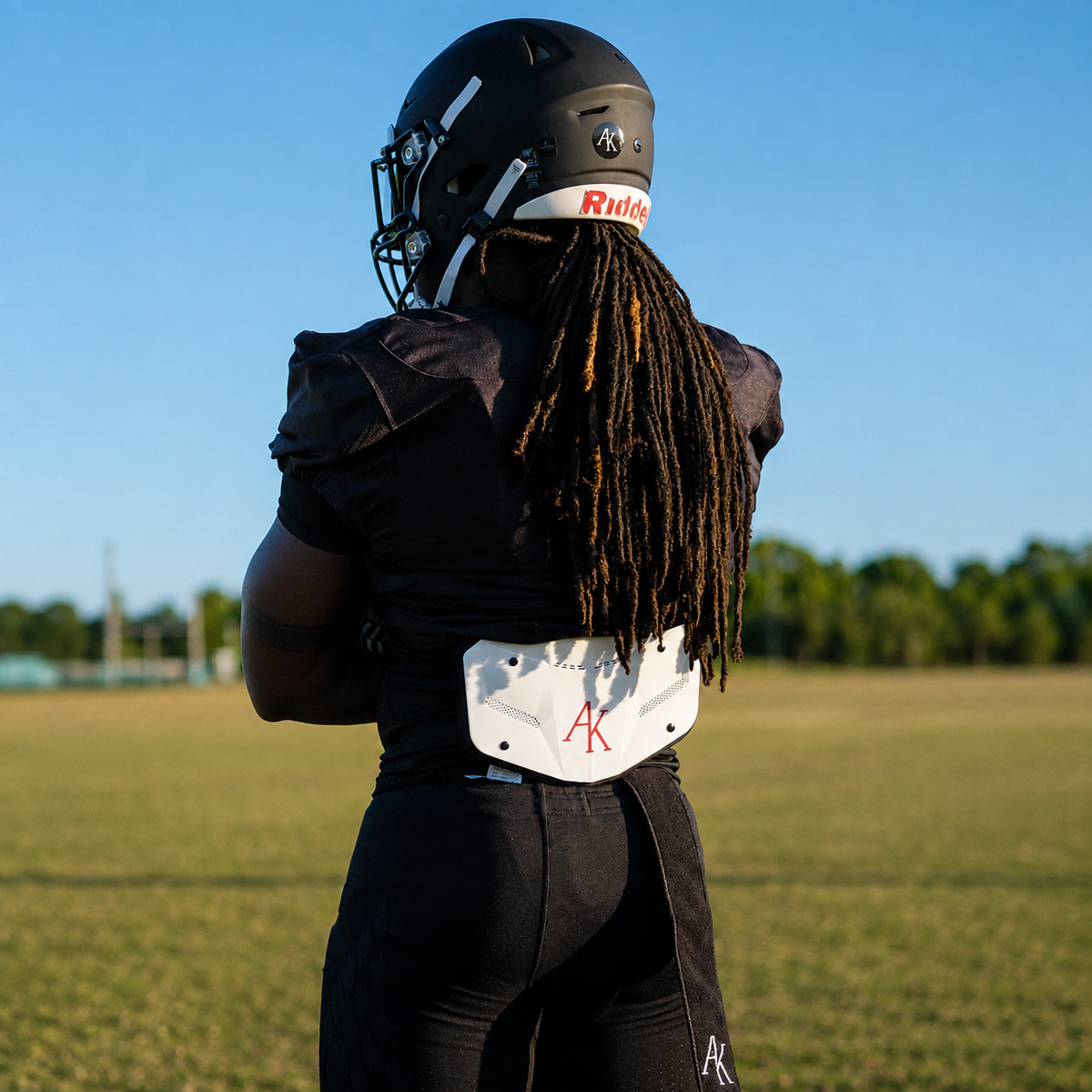 AK Speed Football Backplate – White