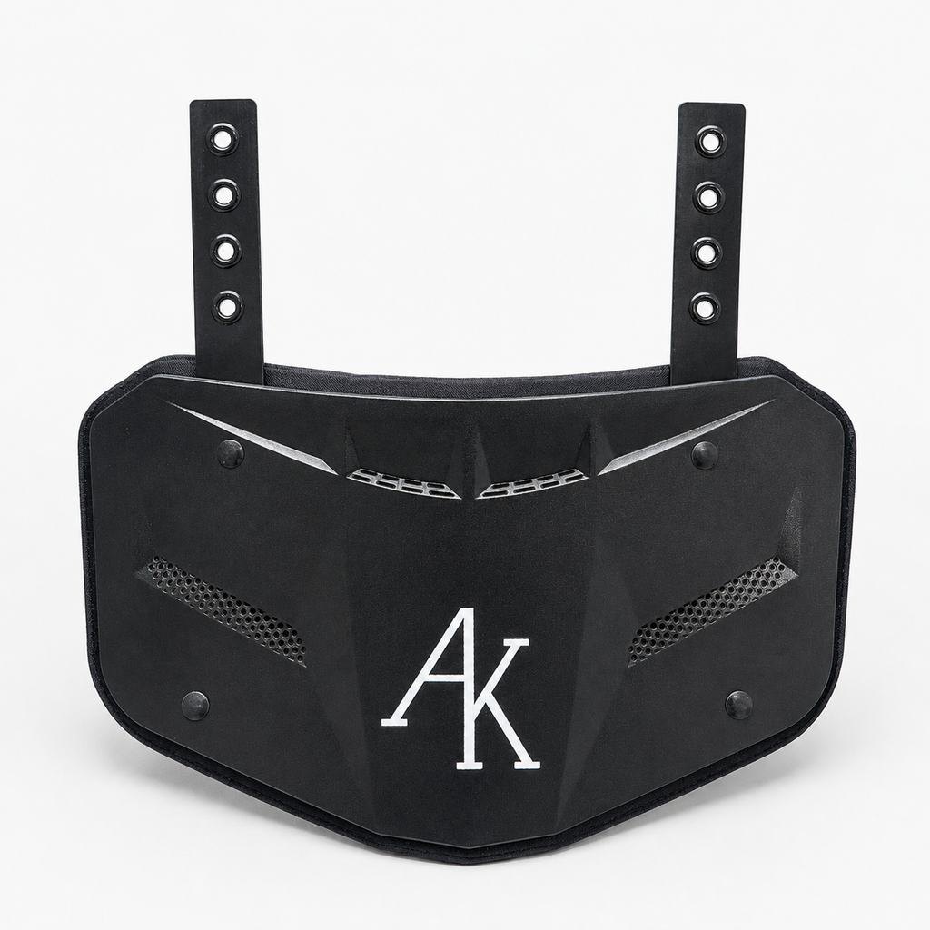 Black American Konnection AK Speed vented adult football backplate