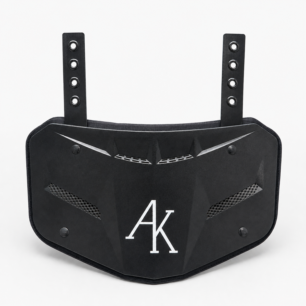 Black American Konnection AK Speed vented adult football backplate