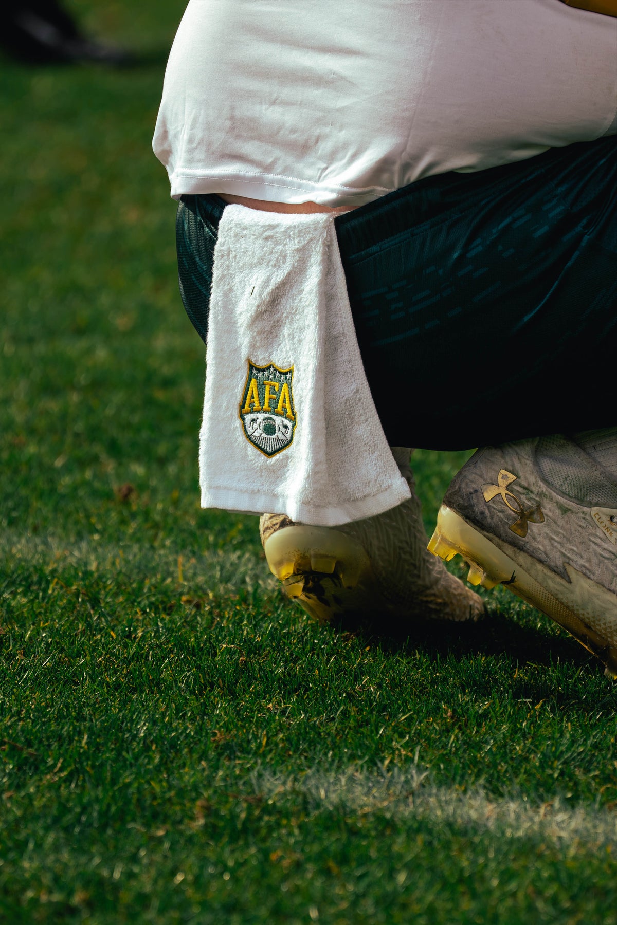Streamer Specialist custom football towel